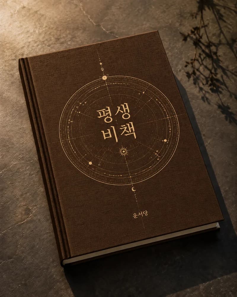 평생 비책 표지 연출 이미지