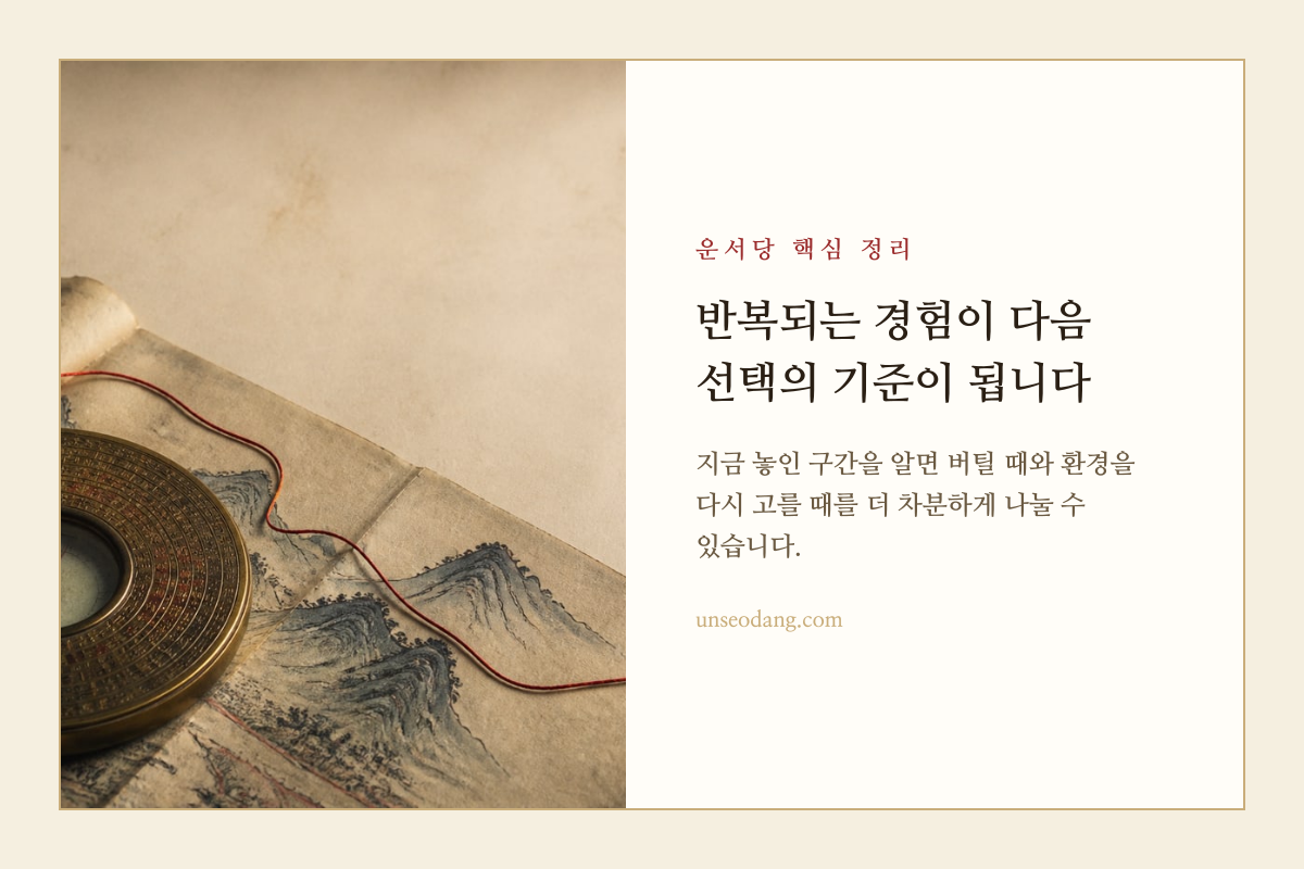 직장 경험을 바탕으로 다음 방향을 가리키는 나침반 이미지