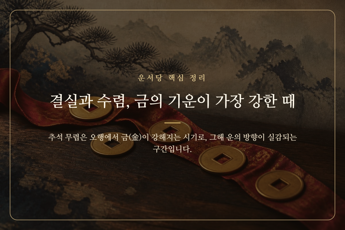 가을 달빛 아래 수확과 결실을 상징하는 이미지