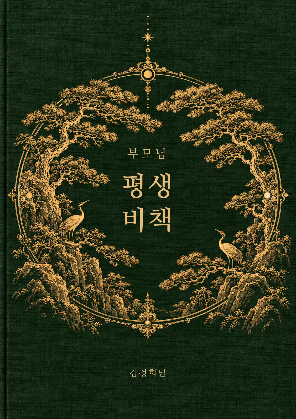 가상 인물 김정희님의 부모님 평생 비책 표지